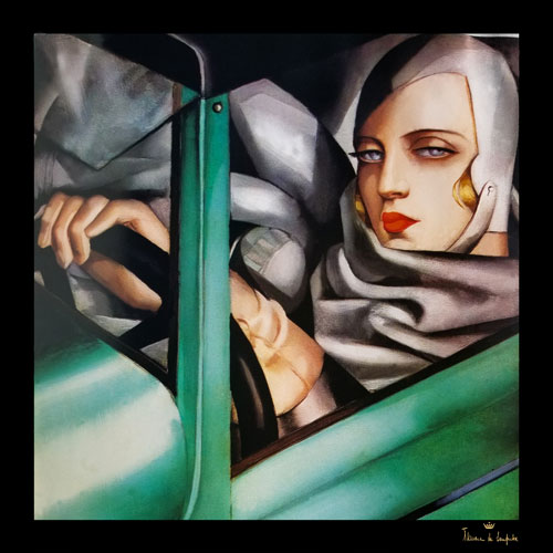 Self- Portrait (Tamara in the Green Bugatti) 1929