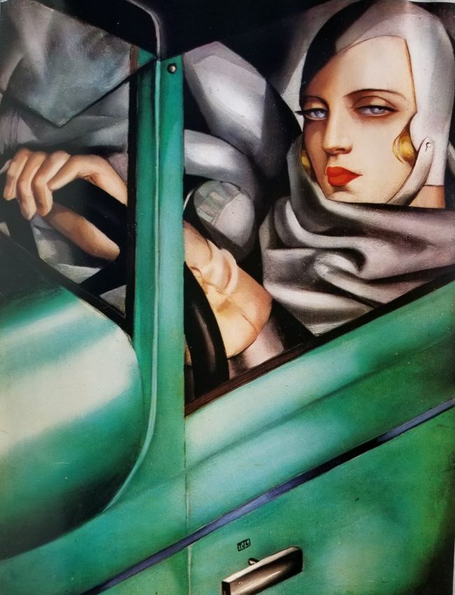 Self-Portrait (Tamara in the Green Bugatti), 1929